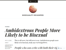 Tablet Screenshot of bisexuality.wordpress.com