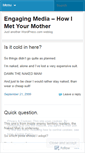 Mobile Screenshot of engagingmedia09.wordpress.com