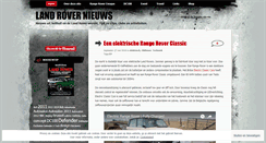 Desktop Screenshot of landrovernieuws.wordpress.com