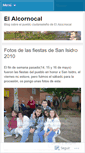 Mobile Screenshot of elalcornocal.wordpress.com