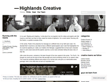 Tablet Screenshot of highlandscreative.wordpress.com