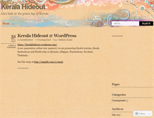 Tablet Screenshot of keralahideout.wordpress.com