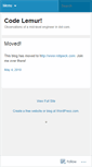 Mobile Screenshot of codelemur.wordpress.com