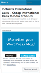 Mobile Screenshot of inclusiveinternationalcalls.wordpress.com