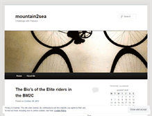 Tablet Screenshot of mountain2sea.wordpress.com