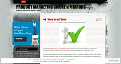 Desktop Screenshot of marketingsmokeandmirrors.wordpress.com