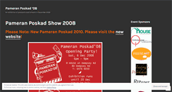 Desktop Screenshot of pameranposkad.wordpress.com