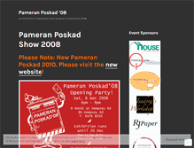 Tablet Screenshot of pameranposkad.wordpress.com