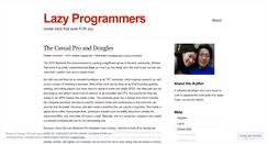 Desktop Screenshot of lazyprogrammers.wordpress.com