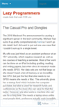 Mobile Screenshot of lazyprogrammers.wordpress.com