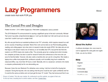 Tablet Screenshot of lazyprogrammers.wordpress.com