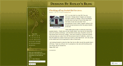 Desktop Screenshot of designsbyroxan.wordpress.com