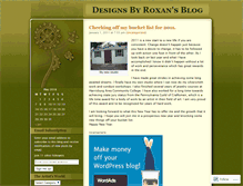 Tablet Screenshot of designsbyroxan.wordpress.com