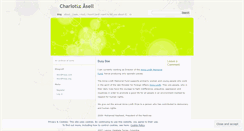 Desktop Screenshot of charlottaasell.wordpress.com