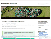 Tablet Screenshot of portilloentransicion.wordpress.com