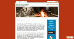Desktop Screenshot of cookingforafrica.wordpress.com
