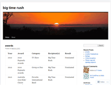 Tablet Screenshot of bigtimerushtickets.wordpress.com
