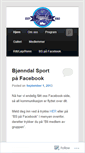 Mobile Screenshot of bjonndalsport.wordpress.com