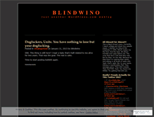 Tablet Screenshot of blindwino.wordpress.com