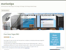 Tablet Screenshot of mariustipa.wordpress.com