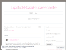 Tablet Screenshot of lipstickrosafluorescente.wordpress.com