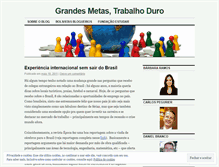 Tablet Screenshot of grandesmetas.wordpress.com