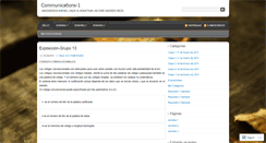 Desktop Screenshot of comunicationsone.wordpress.com