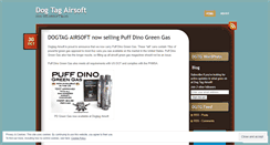 Desktop Screenshot of dogtagairsoft.wordpress.com