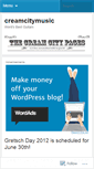 Mobile Screenshot of creamcitymusic.wordpress.com