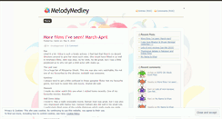 Desktop Screenshot of melodymedley.wordpress.com