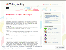 Tablet Screenshot of melodymedley.wordpress.com