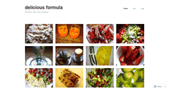 Desktop Screenshot of deliciousformula.wordpress.com