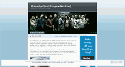 Desktop Screenshot of lostidea.wordpress.com