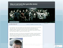 Tablet Screenshot of lostidea.wordpress.com