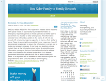 Tablet Screenshot of boxelderfamilytofamilynetwork.wordpress.com