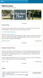 Mobile Screenshot of fletcherplace.wordpress.com