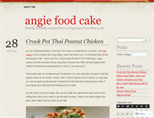 Tablet Screenshot of angiefoodcake.wordpress.com