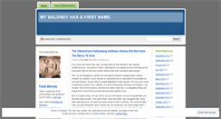 Desktop Screenshot of mybaloneyhasafirstname.wordpress.com