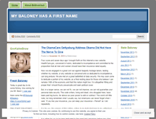 Tablet Screenshot of mybaloneyhasafirstname.wordpress.com