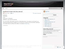 Tablet Screenshot of mindofcarl.wordpress.com