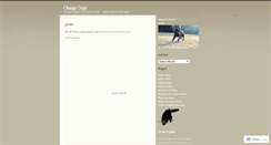 Desktop Screenshot of chargedogs.wordpress.com