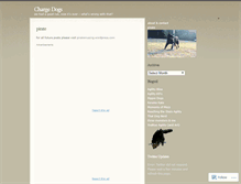 Tablet Screenshot of chargedogs.wordpress.com
