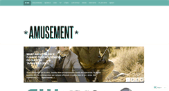 Desktop Screenshot of amusementblog.wordpress.com