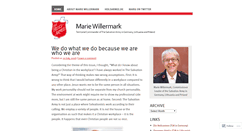 Desktop Screenshot of mariewillermark.wordpress.com