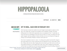 Tablet Screenshot of hippopaloola.wordpress.com