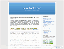 Tablet Screenshot of easybankloan.wordpress.com