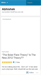 Mobile Screenshot of abhishek18.wordpress.com