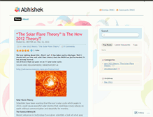 Tablet Screenshot of abhishek18.wordpress.com