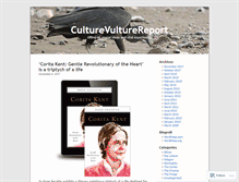 Tablet Screenshot of culturevulturereport.wordpress.com