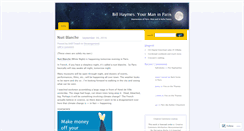 Desktop Screenshot of billparis.wordpress.com